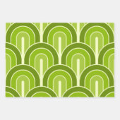 Muster für hintergradig geometrische Lüfter Geschenkpapier Set (Vorderseite 2)