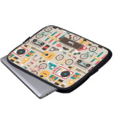 Muster für hipsterrific Hipster Things (keraisch) Laptopschutzhülle (Vorne Knopf)