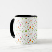 Muster für Hübsche Blume Tasse (Vorderseite Links)