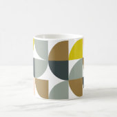 Muster für hübsche geometrische Formen in weichen  Kaffeetasse (Mittel)