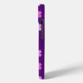 Muster für hübsche Lila Blume Case-Mate iPhone Hülle (Rückseite / Links)
