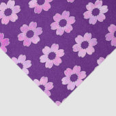Muster für hübsche Lila Blume Seidenpapier (Ausschnitt)