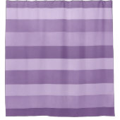 Muster für hübsche Lila Streifen Duschvorhang (Vorderseite)
