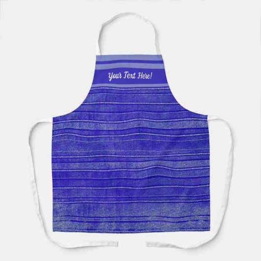 Muster für hübsche Lila Streifen Schürze (Vorderseite)