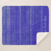 Muster für hübsche Lila Streifen Sherpadecke (Vorderseite (Horizontal))