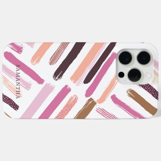 Muster für hübsche Pinselstriche Case-Mate iPhone Hülle (Rückseite (Horizontal))