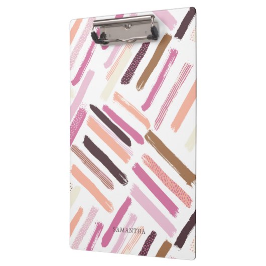 Muster für hübsche Pinselstriche Klemmbrett (Links)