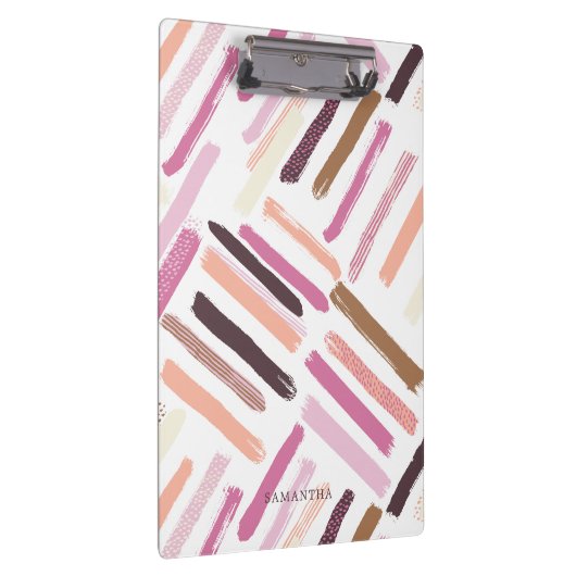 Muster für hübsche Pinselstriche Klemmbrett (Rechts)