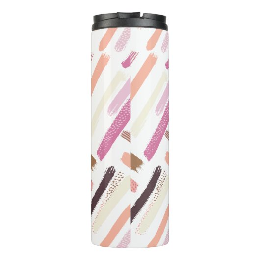 Muster für hübsche Pinselstriche Thermosbecher (Rückseite)