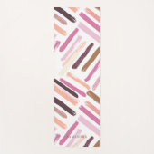 Muster für hübsche Pinselstriche Yogamatte (Vorderseite)