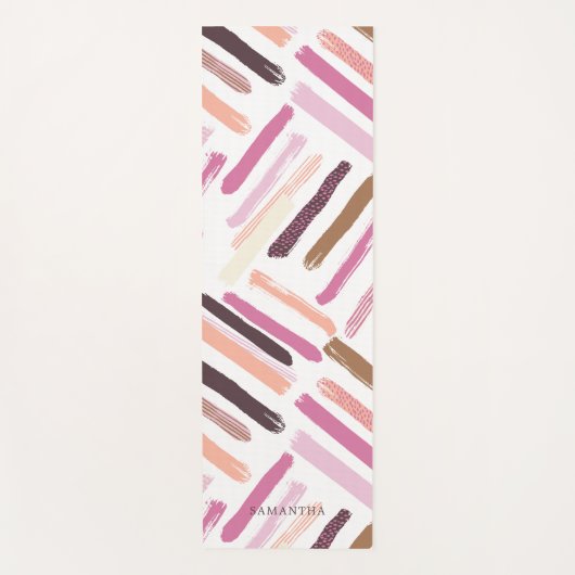 Muster für hübsche Pinselstriche Yogamatte (Vorderseite)