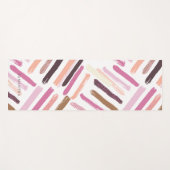 Muster für hübsche Pinselstriche Yogamatte (Vorderseite (Horizontal))