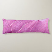 Muster für hübsche rosa Blätter Seitenschläferkissen (Rückseite)