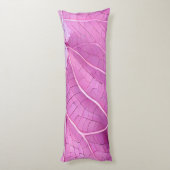 Muster für hübsche rosa Blätter Seitenschläferkissen (Rückseite (Vertikal))