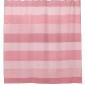 Muster für hübsche rosa Streifen Duschvorhang (Vorderseite)