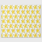 Muster für Hummeln und Honeycomb Geschenkpapier (Flach)