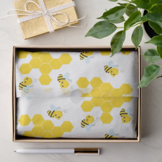 Muster für Hummeln und Honeycomb Seidenpapier (Geschenk)