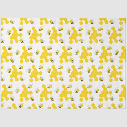 Muster für Hummeln und Honeycomb Seidenpapier (Vorderseite)