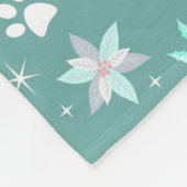 Muster für Hunde Fleecedecke (Ecke)