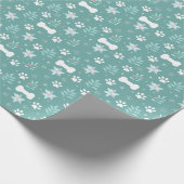 Muster für Hunde Geschenkpapier (Ecke)