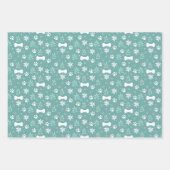 Muster für Hunde Geschenkpapier Set (Vorderseite 2)