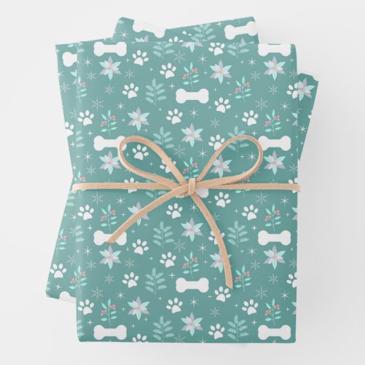 Muster für Hunde Geschenkpapier Set (Beispiel)