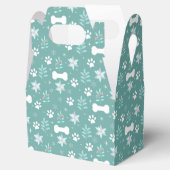 Muster für Hunde Geschenkschachtel (Geöffnet)