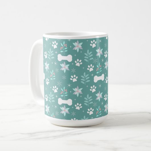 Muster für Hunde Kaffeetasse (Vorderseite Links)