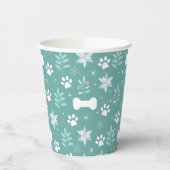 Muster für Hunde Pappbecher (Links)