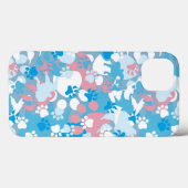 Muster für Hunde rosa und blaue Camouflage Case-Mate iPhone Hülle (Rückseite (Horizontal))