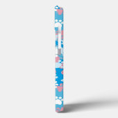 Muster für Hunde rosa und blaue Camouflage Case-Mate iPhone Hülle (Rückseite / Links)