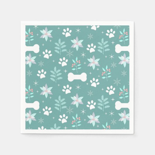 Muster für Hunde Serviette (Vorderseite)