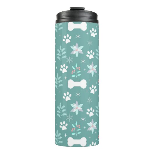 Muster für Hunde Thermosbecher (Vorderseite)