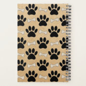 Muster für Hunde und Knochen Planer (Rückseite)