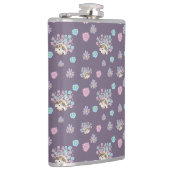 Muster für Igel und Blume Flachmann (Rechts)