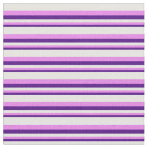 Muster für Indigo, Violet und Minzcreme Stoff