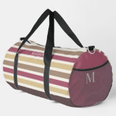 Muster für individuelle Name- und Monogramm-Retro- Duffle Bag (Rechte Ecke)