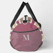 Muster für individuelle Name- und Monogramm-Retro- Duffle Bag (Rechts)