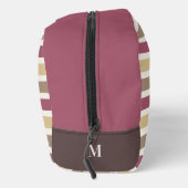 Muster für individuelle Name- und Monogramm-Retro- Waschbeutel (Rechts)