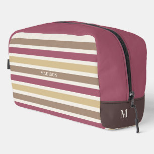 Muster für individuelle Name- und Monogramm-Retro- Waschbeutel