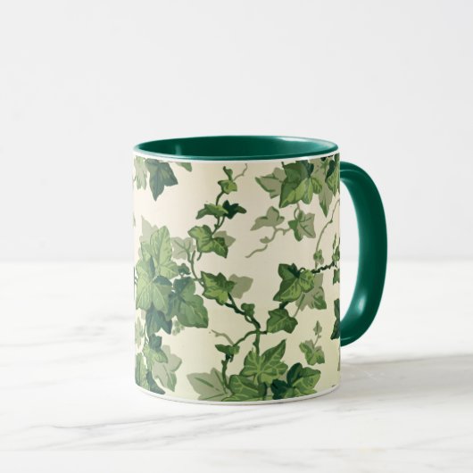 Muster für Ivy-Blätter Tasse (VorderseiteRechts)