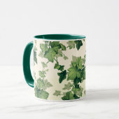 Muster für Ivy-Blätter Tasse (Vorderseite Links)