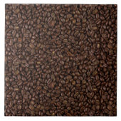 Muster für Kaffeebohnen Fliese (Vorderseite)