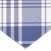 Muster für Karierte Raute von Navy Blue Tartan Tischdecke (Schrägansicht)