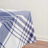 Muster für Karierte Raute von Navy Blue Tartan Tischdecke (Beispiel)
