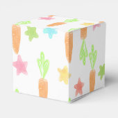 Muster für Karotten und Sterne Geschenkschachtel (Rückseite)