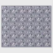 Muster für Katzen und Paare Geschenkpapier (Flach)