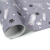 Muster für Katzen und Paare Geschenkpapier (Rolleneckpunkt)