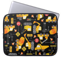 Muster für kids Watercolor Construction Vehicles