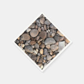 Muster für Kiesel und Steine Serviette (Ecke)